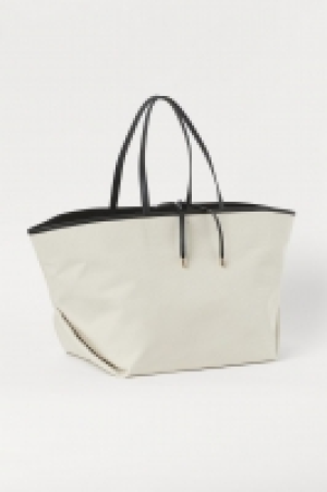 HM  Oversized Canvas-Shopper