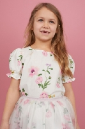 Bluse mit Puffärmeln CHF 9.95