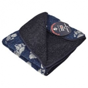 Vlies Decke Blau