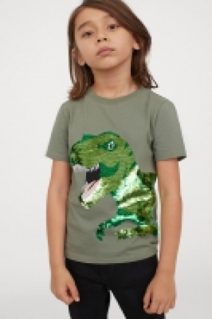 T-Shirt mit Wendepailletten CHF 10.95