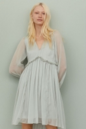Chiffonkleid mit V-Ausschnitt CHF 29.95