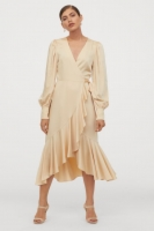 Wickelkleid aus Satin CHF 43.95