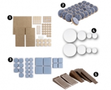 EASY HOME&reg; FILZGLEITER-/KEILE-SET CHF&nbsp;1.99