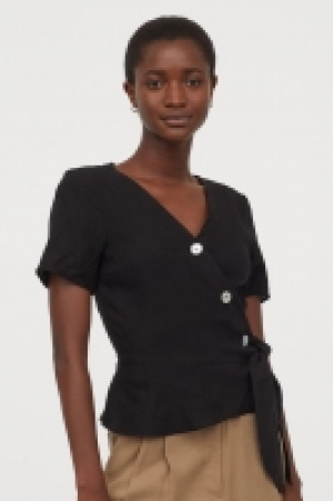 Wickelbluse aus Leinen CHF 15.95
