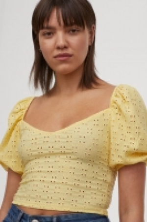 Jerseyshirt mit Puffärmeln CHF 10.95