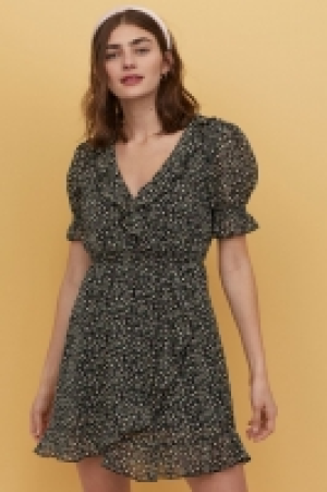 Volantkleid mit Puffärmeln CHF 17.95