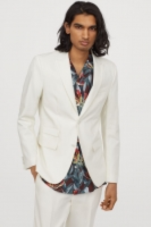Blazer aus Leinenmix Slim Fit CHF 97.95
