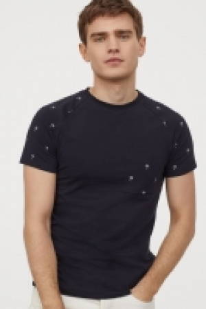 Gemustertes T-Shirt Muscle Fit CHF 13.96
