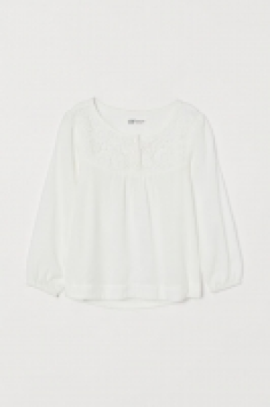 Bluse mit Spitzenpasse CHF 4.95