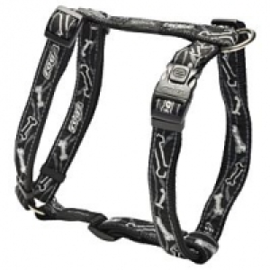 Rogz Beach Bum Geschirr L 50-75cm Black Bone