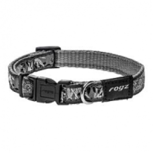 Rogz Jelly Bean Halsband Silver Gecko S 2032cm