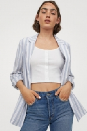 Blazer aus Baumwoll-Crêpe CHF 23.95