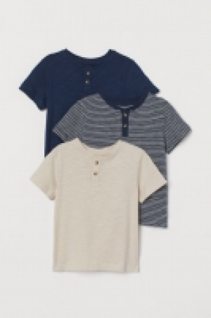 3er-Pack Baumwoll-Henleyshirts CHF 14.95