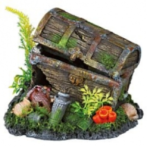 Trixie Aquariumdekoration Schatztruhe 17cm