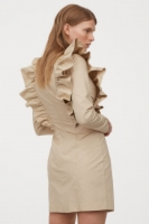 Baumwollkleid mit Volants CHF 18.95