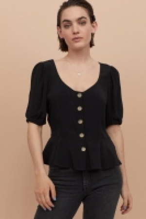Bluse mit Puffärmeln CHF 4.95