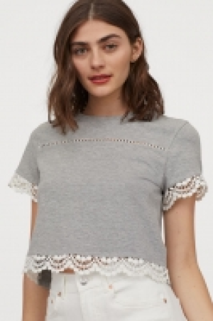Jerseyshirt mit Spitze CHF 11.96