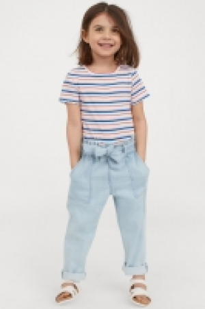 HM  Denimjoggers mit Bindegürtel