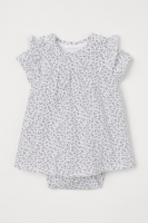 Baumwollkleid mit Volants CHF 8.95