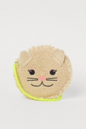 HM  Löwen-Strohtasche