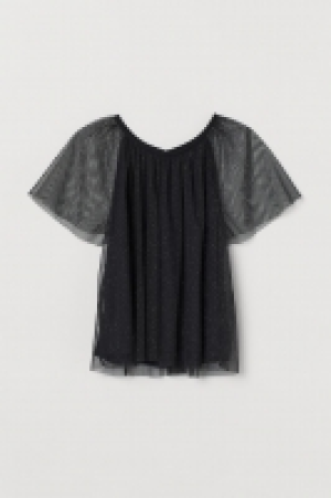 HM  Glitzerndes Tüllshirt
