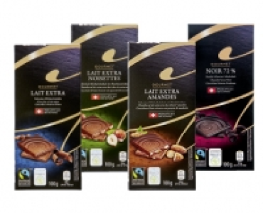 GOURMET FAIRTRADE MAX HAVELAAR SCHWEIZER SCHOKOLADE CHF 1.99