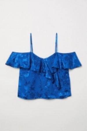 HM  Jacquard-Top mit Volants