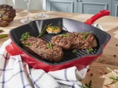 Gusseisen-Grillpfanne