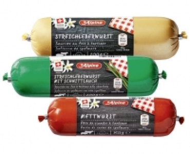 Aldi Suisse  ALPINA GOURMET-STREICHWURST