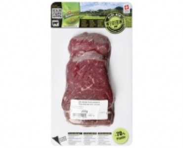 Aldi Suisse  NATURE SUISSE BIO ALDI BIO WEIDE RIND SAFTPLÄTZLI