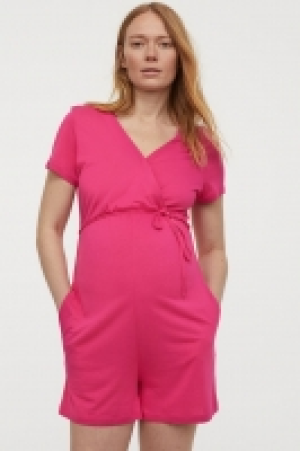 HM  MAMA Kurzer Jersey-Jumpsuit