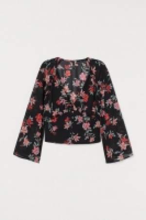 Chiffonbluse mit V-Ausschnitt CHF 17.46