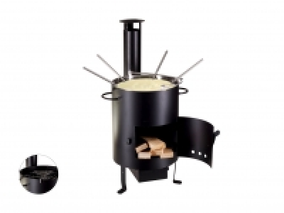 Lidl  Outdoor Fondue- und Grill-Ofen, 9-teilig