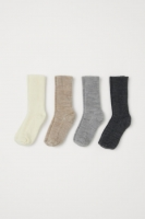 HM  4er-Pack Socken aus Wollmix