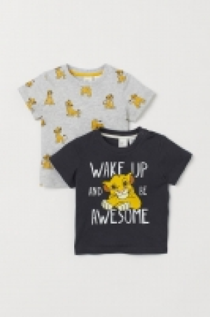 2er-Pack T-Shirts mit Druck CHF 10.95