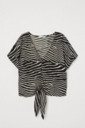 Bindebluse mit V-Ausschnitt CHF 12.95