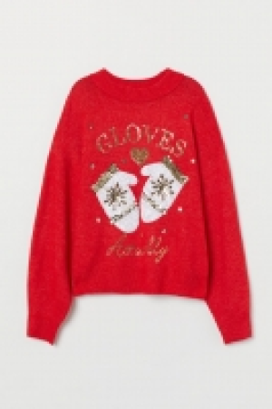 Pullover mit Paillettenmotiv CHF 10.95