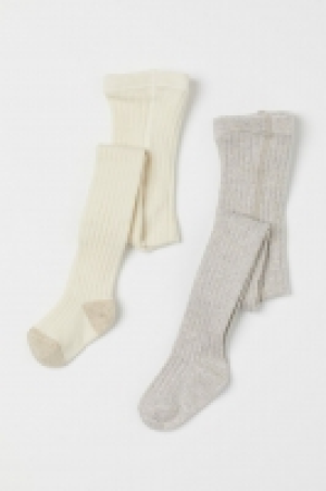 2er-Pack Gerippte Strumpfhosen CHF 8.95
