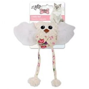 All for Paws AFP Katzenspielzeug Shabby Chic Crinkle Owl assortiert