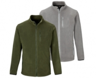 KING CRAFT HERREN-ARBEITSFLEECEJACKE