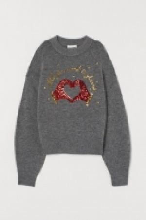 Pullover mit Paillettenmotiv CHF 15.95