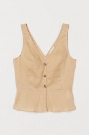Leinenbluse mit V-Neck CHF 7.95