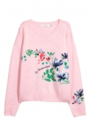 HM  Pullover mit Stickereien