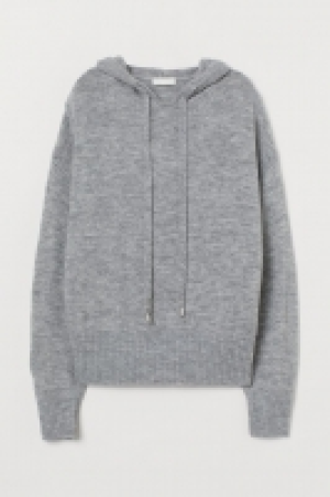 HM  Kapuzenpullover aus Feinstrick