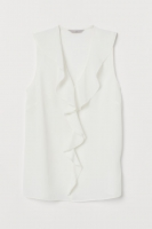 Ärmellose Volantbluse CHF 20.95