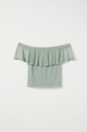Gepunktetes Mesh-Shirt CHF 9.95