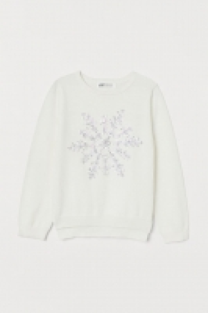 Pullover mit Paillettenmotiv CHF 13.95