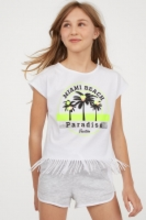 HM  Shirt mit Fransen