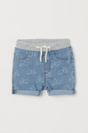 HM  Gemusterte Jeansshorts