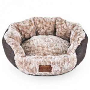 Qualipet  Freezack Hundebett Open Volant Sherpa braunbeige S